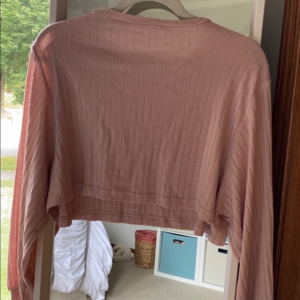 Cropped Ribbed Sweater - Picture 4 of 4
